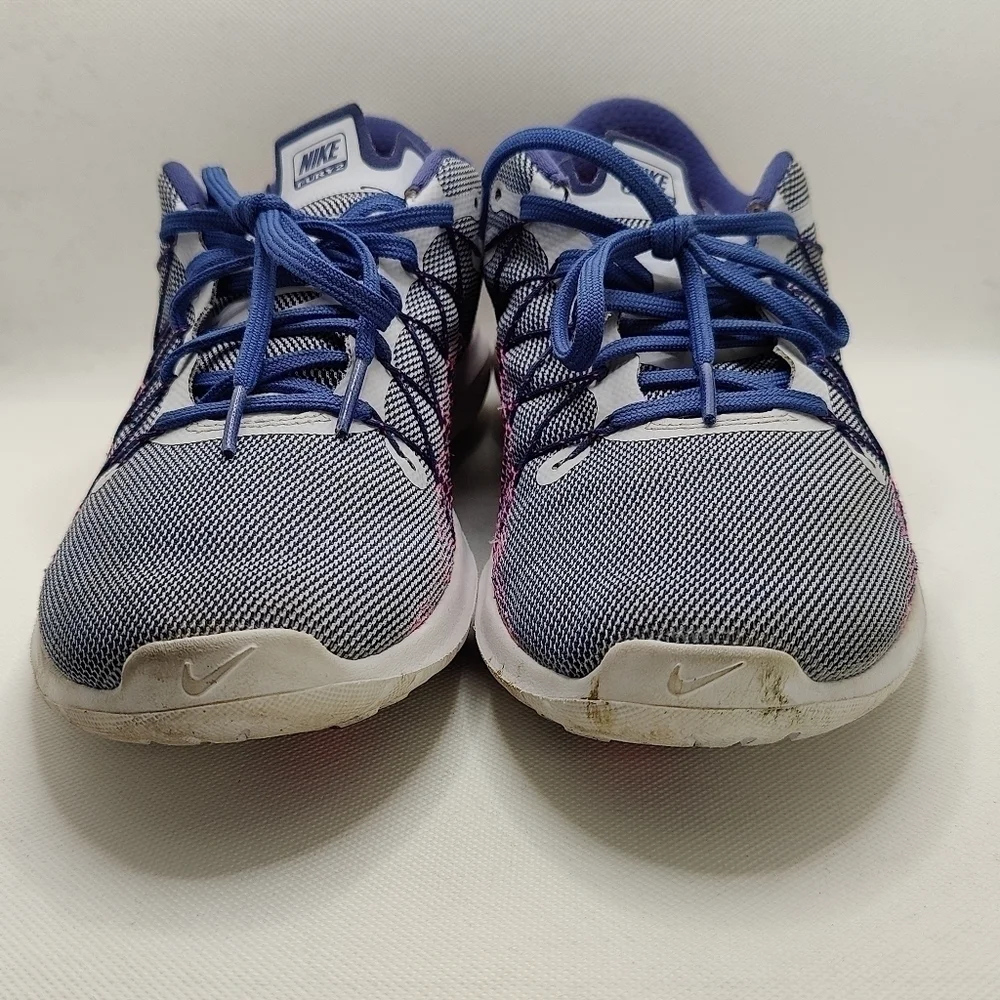 Nike Women's Flex Fury 2 Running Shoe Pink and Purple Athletic Shoes Size 9.5